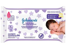 Lenço Umedecido Johnsons Baby Hora do Sono - 96 Unidades - Johnson'S Baby