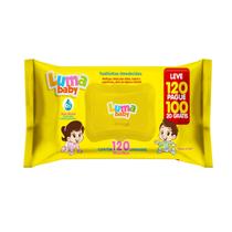 Lenço Umedecido Luma Baby 120 Unidades Toalha Umedecida Bebe Lenço Umedecido Luma Baby 120 Unidades Toalha Umedecida Bebe