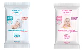 Lenço Umedecido Marigold Pocket Premium Rosa Ou Azul Com 20un Lenço Umedecido Marigold Pocket Premium Rosa Ou Azul Com 20un