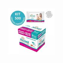 Lenço Umedecido Meu Bebê Ultra C/ Extrato De Aloe Vera 500un Lenço Umedecido Meu Bebê Ultra C/ Extrato De Aloe Vera 500un