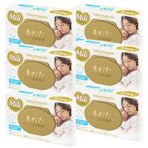 Lenço Umedecido Mili Love & Care Premium 6 Pacotes c/ 100 (0% álcool )
