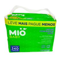 Lenço Umedecido Mió Baby 240 Unidades Lenço Umedecido Mió Baby 240 Unidades