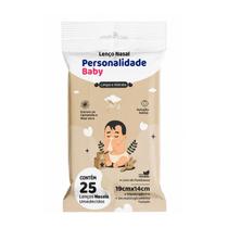 Lenço Umedecido Nasal Baby Personalidade 25 Unidades Lenço Umedecido Nasal Baby Personalidade 25 Unidades