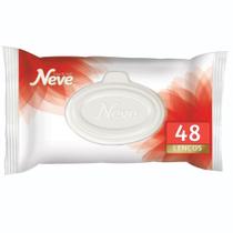 Lenço Umedecido Neve Toque de Seda 48 Unidades