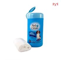 Lenço Umedecido Pet Clean 75 Unidades 19x11cm