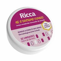 Lenço Umedecido Removedor de Esmalte 32unid - Ricca Lenço Umedecido Removedor de Esmalte 32unid - Ricca