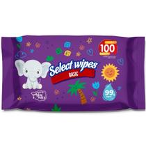Lenço Umedecido Select Wipes Basic 100 Unidades