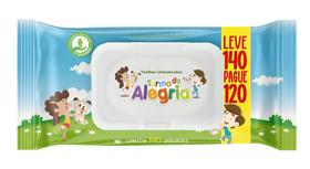 Lenço Umedecido Turma da Alegria - Leve 140 Pague 120