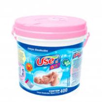 Lenço umedecido use balde rosa 400und Lenço umedecido use balde rosa 400und