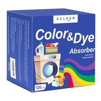 Lençóis absorvedores de cor Xcleen 120 Count para lavanderia