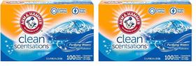Lençóis amaciantes de tecidos Arm & Hammer 100 folhas x 2 Lençóis amaciantes de tecidos Arm & Hammer 100 folhas x 2