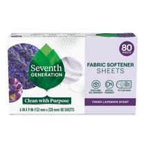 Lençóis amaciantes de tecidos de sétima geração Lavender Scent 80 Lençóis amaciantes de tecidos de sétima geração Lavender Scent 80