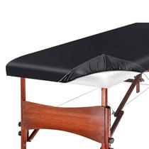 Lençóis com elástico de mesa de massagem Coldwind Silky Satin Black