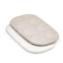 Lençóis com elástico Stokke Snoozi para colchão oval Snoozi, pacote com 2 Lençóis com elástico Stokke Snoozi para colchão oval Snoozi, pacote com 2