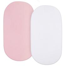 Lençóis de berço com elástico, pacote com 2 unidades da Biloban, 100% algodão Lençóis de berço com elástico, pacote com 2 unidades da Biloban, 100% algodão