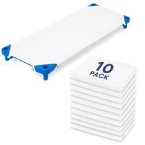 Lençóis de Berço Comfyanno - Pacote com 10 Unidades - Tamanho Padrão - Brancos Lençóis de Berço Comfyanno - Pacote com 10 Unidades - Tamanho Padrão - Brancos