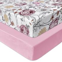Lençóis de berço de microlã AMROSE, 71 x 132 cm, Soft Warm, pacote com 2