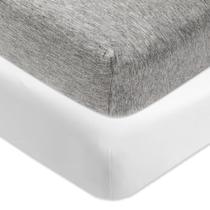 Lençóis de berço e cobertor vestível de algodão orgânico HonestBaby, pacote com 2 unidades