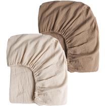 Lençóis de Berço Konssy Muslin 100% Algodão - Tamanho Padrão