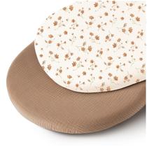 Lençóis de berço Mairmore Muslin 100% algodão, pacote com 2 Lençóis de berço Mairmore Muslin 100% algodão, pacote com 2