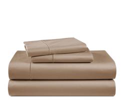 Lençóis de Cama LANE LINEN 100% Algodão Egípcio 1000TC - Taupe - Tamanho Full