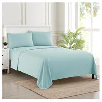 Lençóis de Cama Sweet Home Collection - Queen Size, Azul Claro