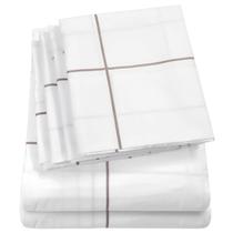 Lençóis de Cama Sweet Home Collection Supreme 1500 - Tamanho Twin Lençóis de Cama Sweet Home Collection Supreme 1500 - Tamanho Twin