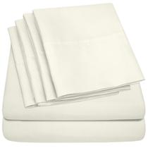 Lençóis de Cama Sweet Home Collection Supreme 1500 - Twin Ivory