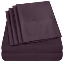 Lençóis de Cama Sweet Home Collection Supreme 1500 - Twin - Roxo