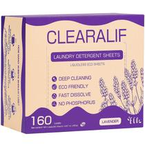 Lençóis de detergente para a roupa CLEARALIF 80 Sheets Lavender