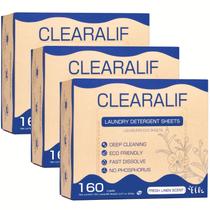Lençóis de detergente para roupa CLEARALIF 480 Loads Fresh Linen