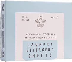 Lençóis de detergente para roupa ECO ROOTS 64 cargas Fresh Breeze Scent