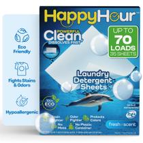 Lençóis de detergente para roupa EMSON HAPPY HOUR 70 Loads