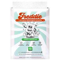Lençóis de detergente para roupa Freddie 60 Loads, pacote reciclável