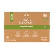 Lençóis de detergente para roupa Happy Elephant Ultra Concentrated Lençóis de detergente para roupa Happy Elephant Ultra Concentrated