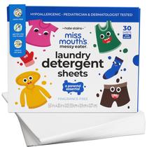 Lençóis de detergente para roupa Miss Mouth's Messy Eater