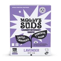 Lençóis de detergente para roupa Molly's Suds 120 Loads Lavender