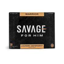 Lençóis de detergente para roupa Savage for Him 30 folhas (60 cargas)