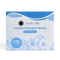 Lençóis de Detergente para Roupa SudsLife 60 Unidades Brisa do Oceano