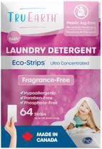 Lençóis de detergente para roupa Tru Earth Hypoallergenic Baby 64Ct Lençóis de detergente para roupa Tru Earth Hypoallergenic Baby 64Ct