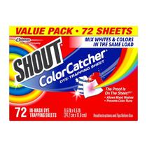 Lençóis de lavanderia SHOUT Color Catcher 72 unidades Dye-Trapping