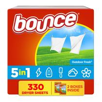 Lençóis de secagem Bounce, 330 quilates, aroma fresco, antiestático