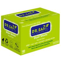 Lençóis de secagem DR. EASY Free & Clear 160 Ct para peles sensíveis Lençóis de secagem DR. EASY Free & Clear 160 Ct para peles sensíveis