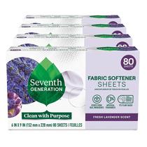 Lençóis de secagem Seventh Generation Fresh Lavender Scent 80s Lençóis de secagem Seventh Generation Fresh Lavender Scent 80s