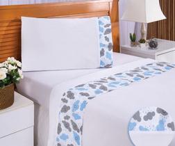 Lençóis De Solteiro Algodão 180 Fios 100% Algodão 3 Pçs Lençóis De Solteiro Algodão 180 Fios 100% Algodão 3 Pçs