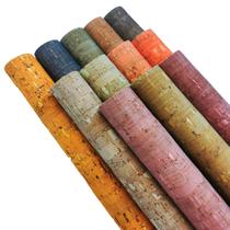 Lençóis de tecido de cortiça SorenCut 12 peças coloridas de 20 cm x 30 cm Lençóis de tecido de cortiça SorenCut 12 peças coloridas de 20 cm x 30 cm