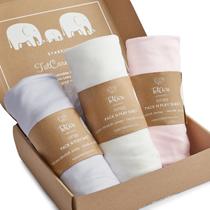 Lençóis Pack n Play TotCare, pacote com 3 camisetas macias ajustadas