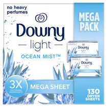 Lençóis para secar roupa Downy Light Mega Ocean Mist 130 unidades