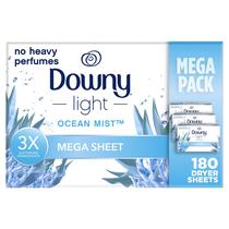 Lençóis para secar roupa Downy Light Mega Ocean Mist 180 folhas