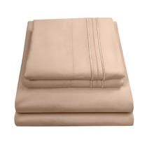 Lençóis Queen Sweet Home Collection Supreme Taupe